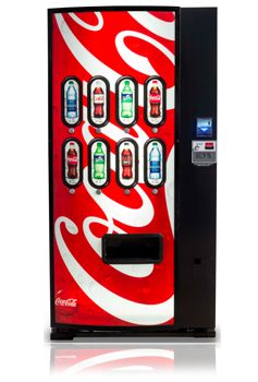 Coca Cola Chameleon Wide vending machine